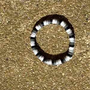 Clay beaded bracelet